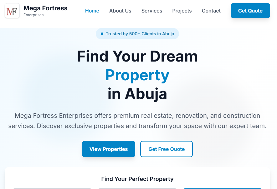 MegaFortress website